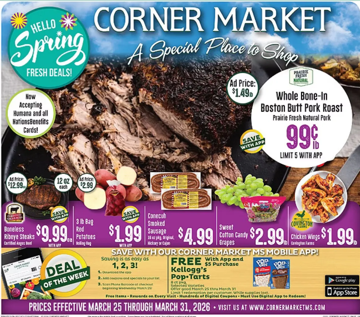 Weekly ad Corner Market Sales from March 25 to March 31 2026 - Page