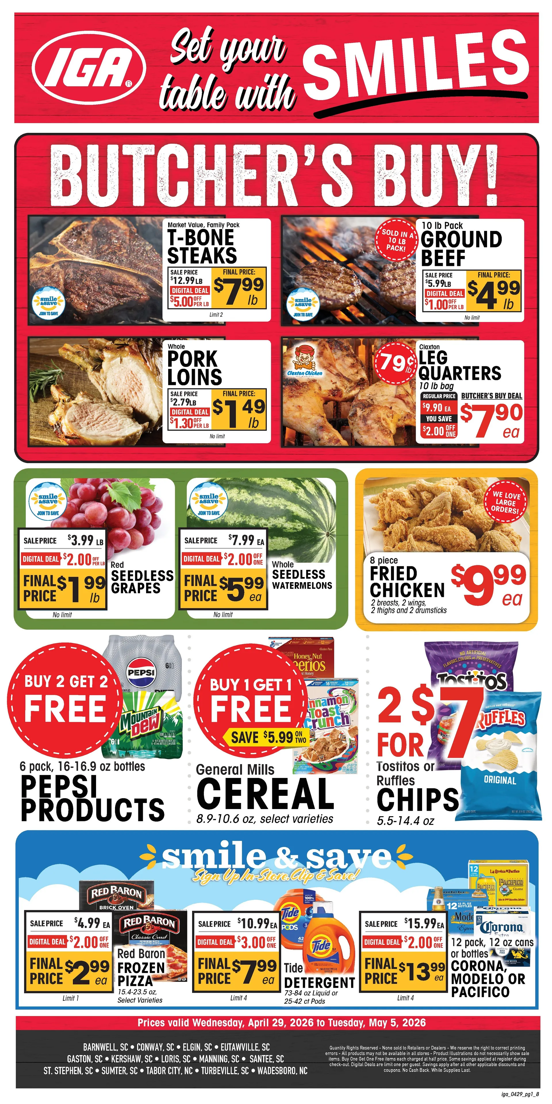 Weekly ad  IGA Sales from April 29 to May 5 2026 - Page 