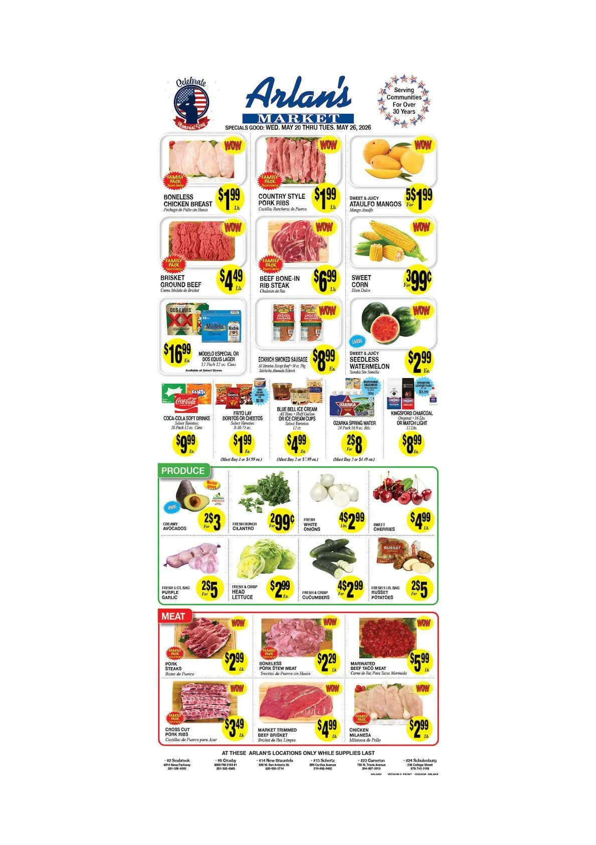 Weekly ad Arlan's Market weekly ads from May 21 to May 26 2026 - Page 1