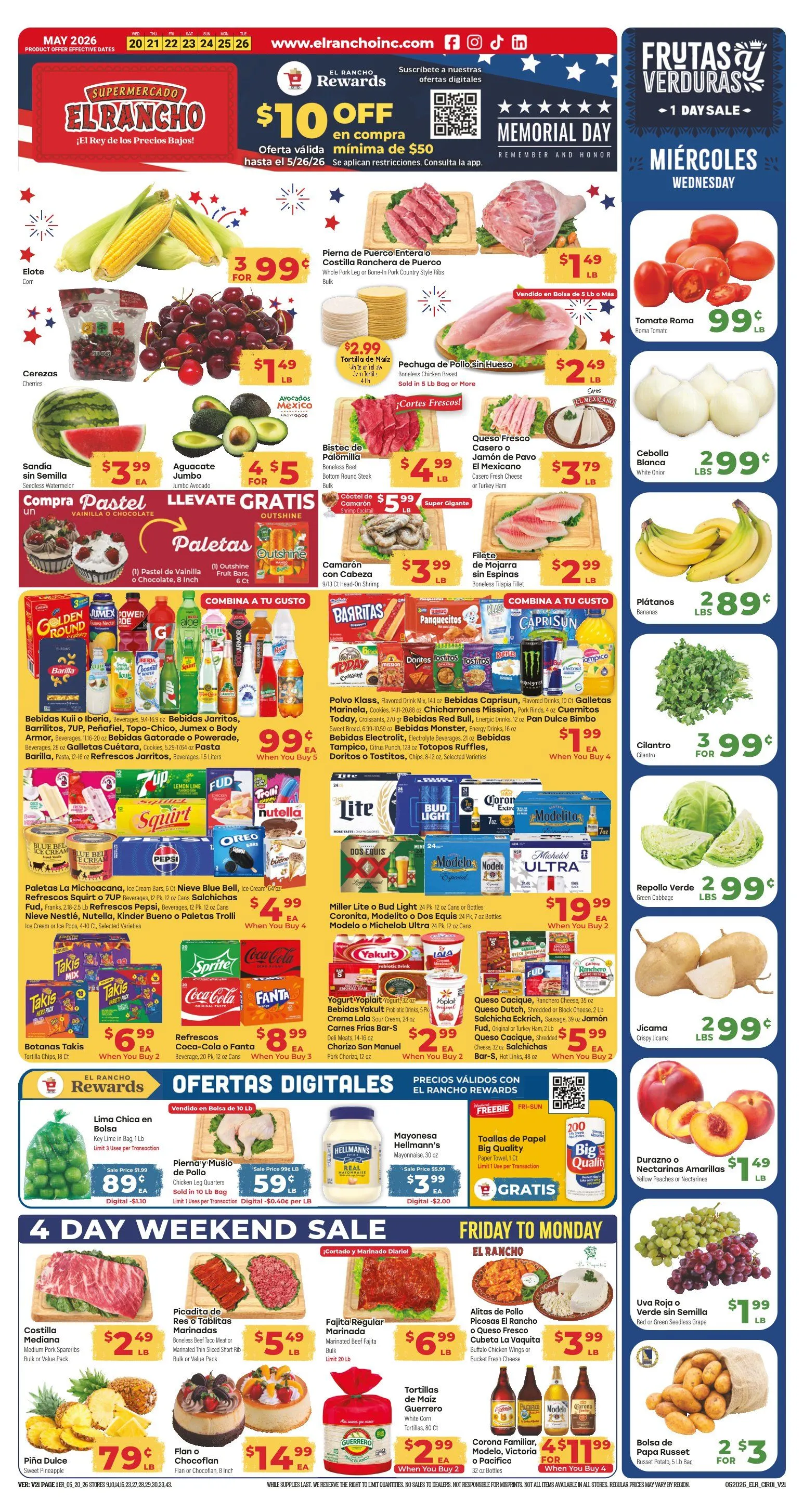 Weekly ad El Rancho Sales from May 20 to May 26 2026 - Page 1