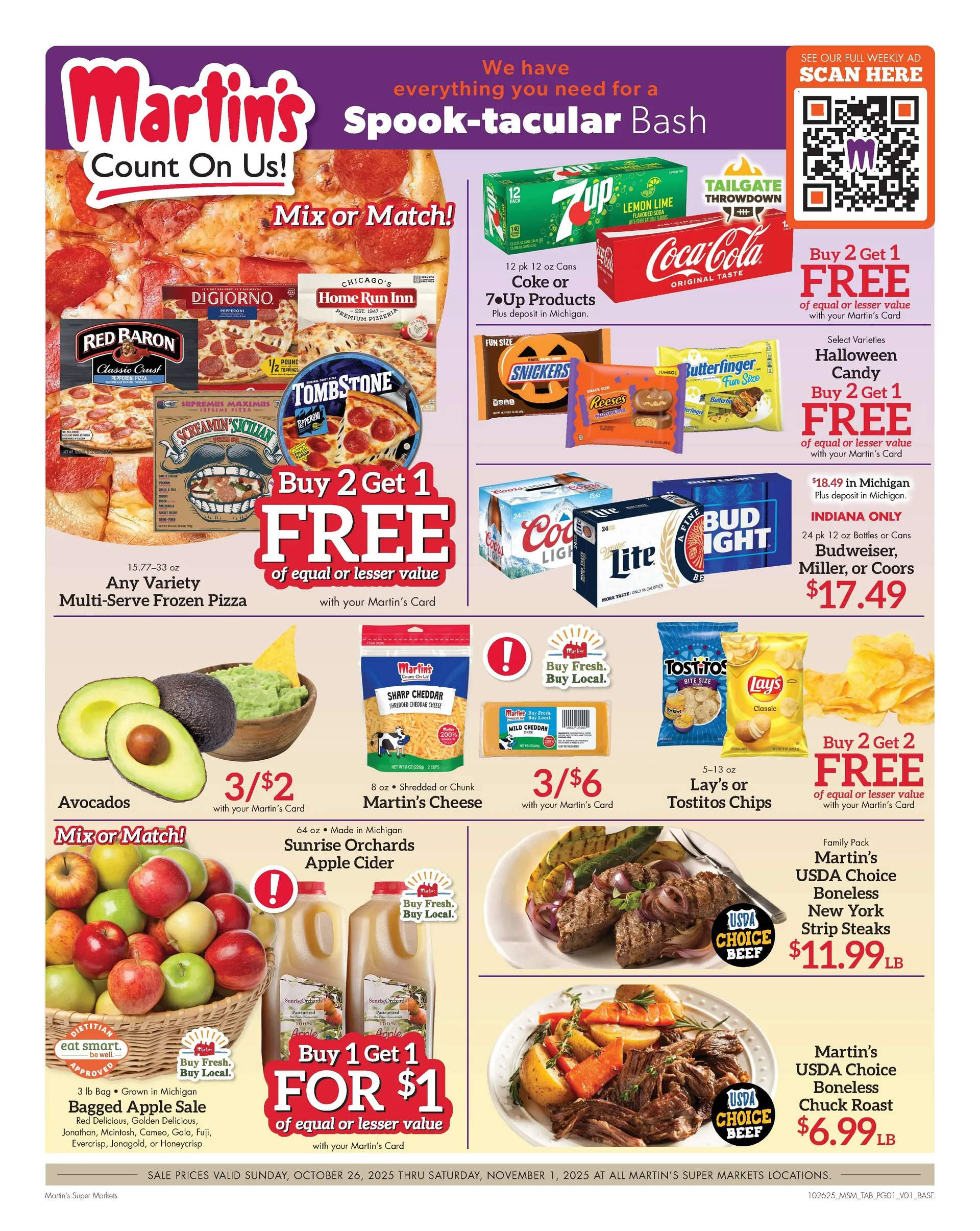 Weekly promotion Martin’s Sales spanning from October 26 to November 1 2025 - Page  for Catalogue 365