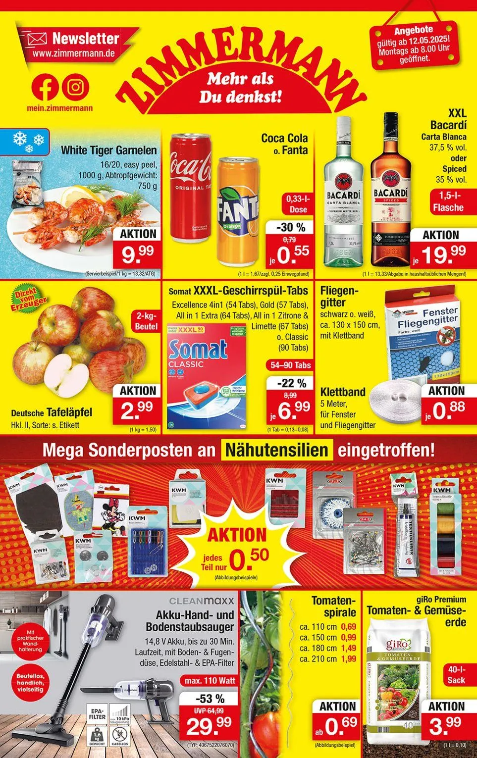 Zimmermann Prospekt von 12. Mai bis 17. Mai 2025 - Prospekt seite 1