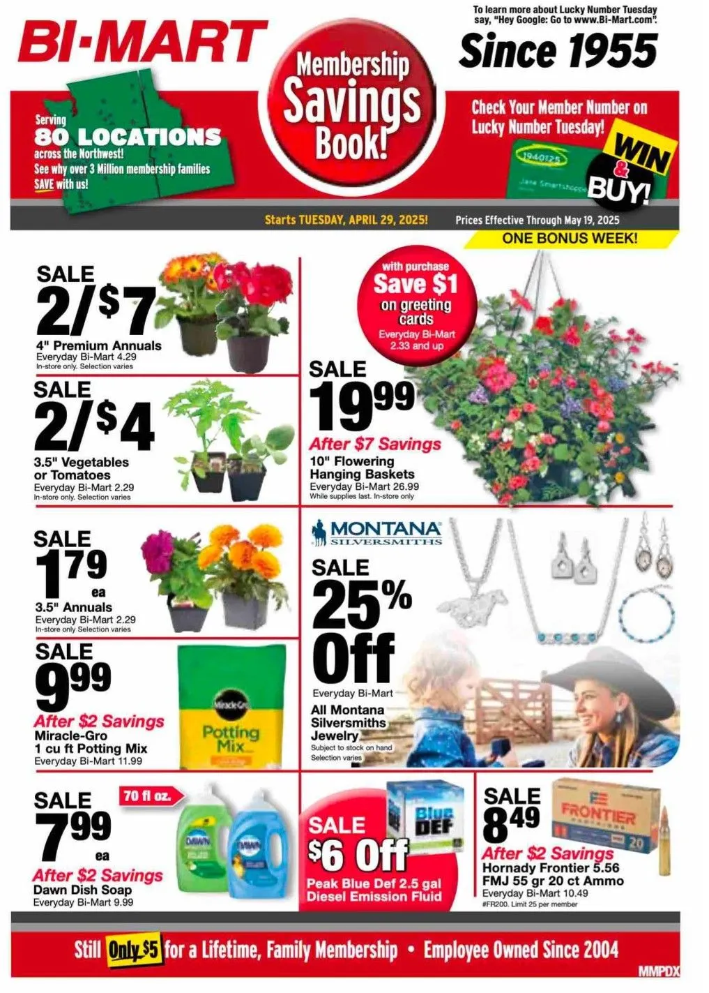 Weekly ad Bi - Mart Sales from April 29 to May 19 2025 - Page