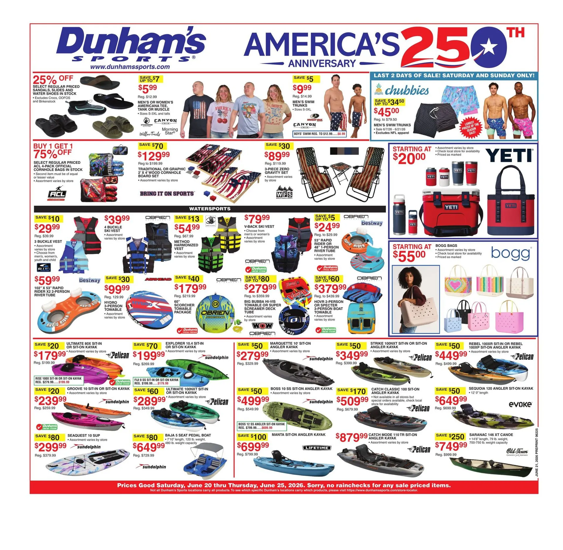 Weekly ad  Dunham's Sports Sales from June 20 to June 25 2026 - Page 