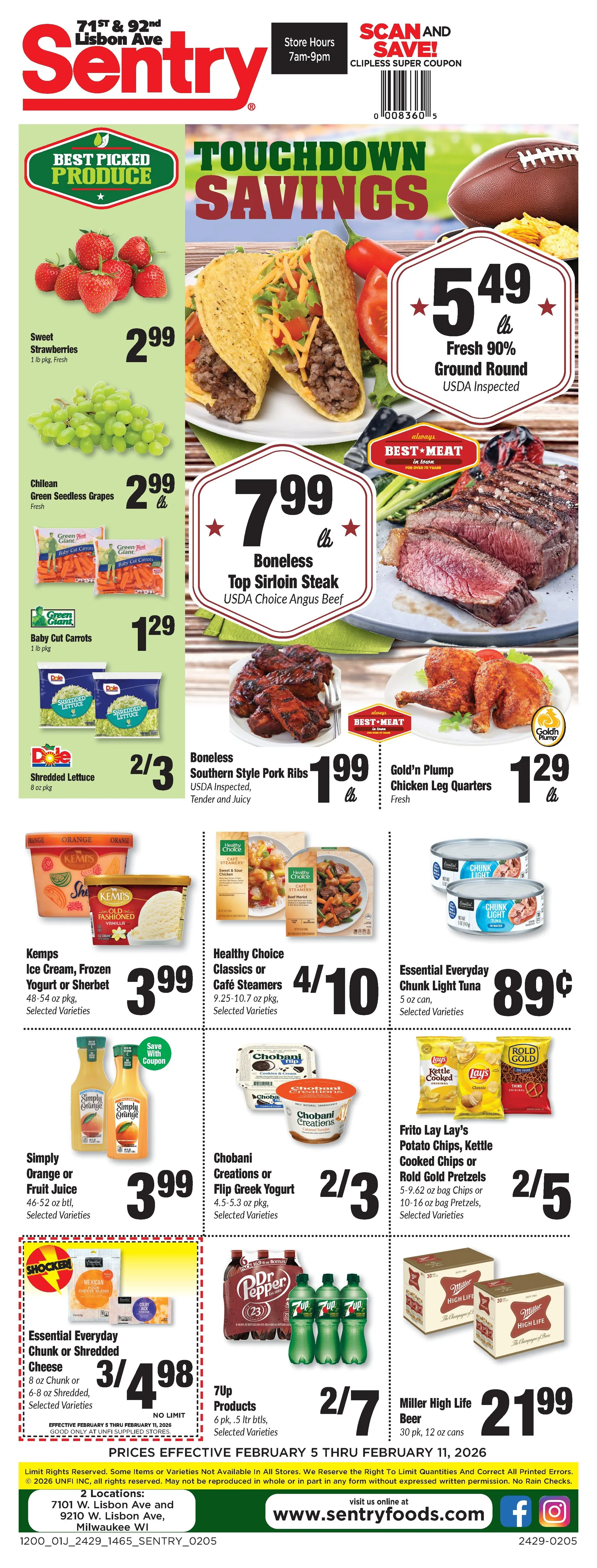 Weekly ad Sentry Foods Sales from February 5 to February 11 2026 - Page 