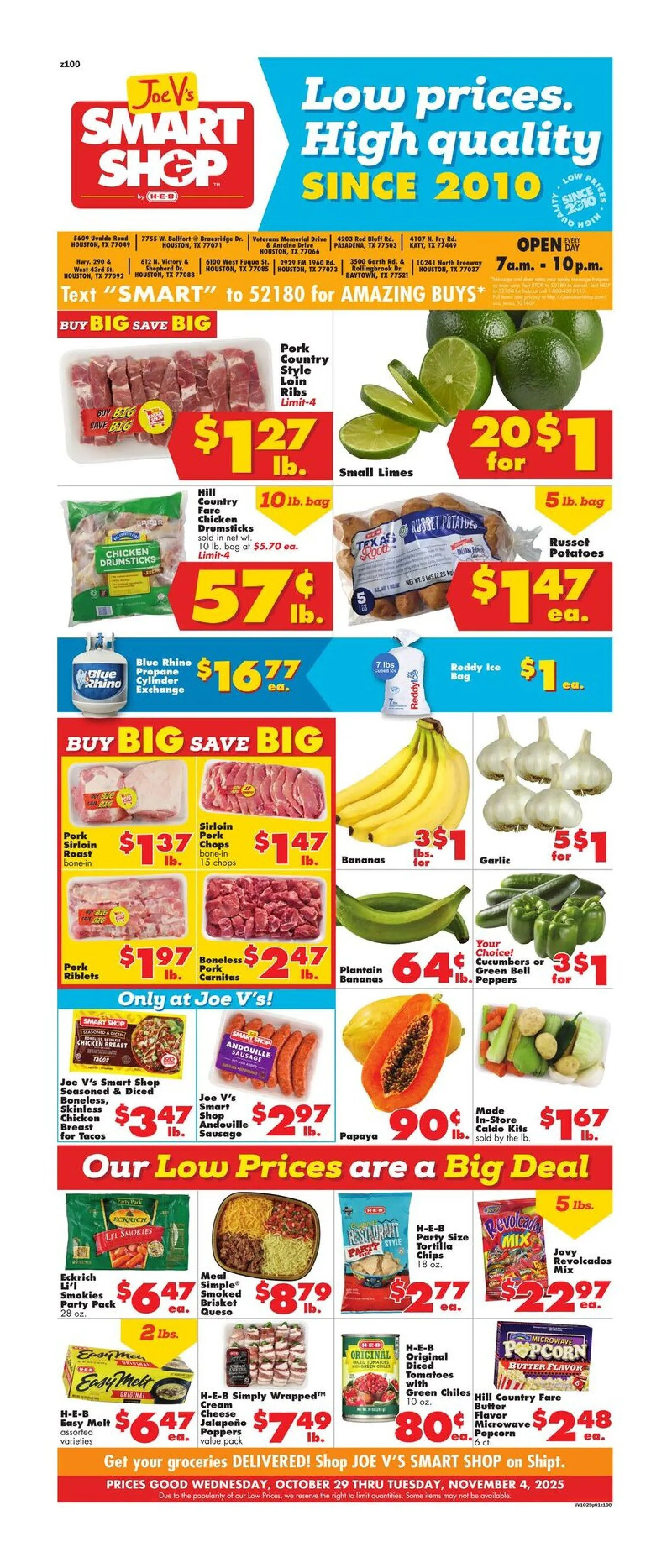 Weekly ad Joe V's Smart Shop Sales from October 29 to November 4 2025 - Page