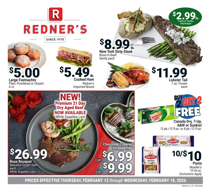 Weekly ad Redner's Market  Sales from February 12 to February 18 2026 - Page 