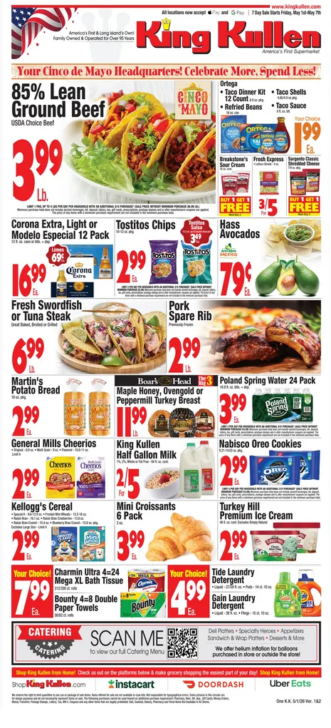 Weekly promotion King Kullen Angebote spanning from May 1 to May 7 2026 - Page  for Catalogue 365