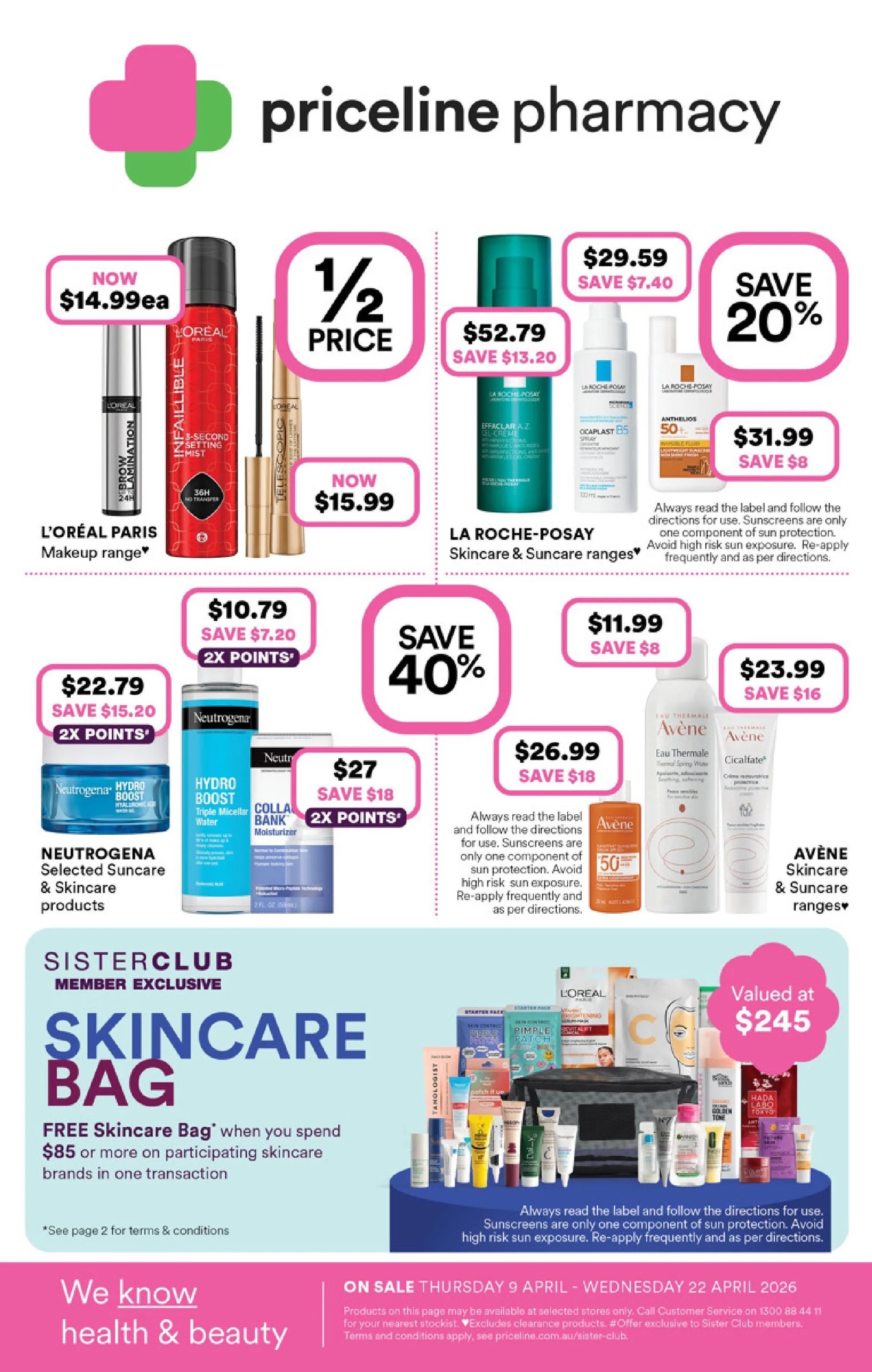 Priceline Sales - Catalogue valid from 9 April to 22 April 2026 - page 