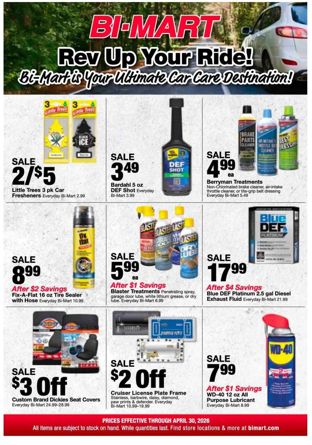 Weekly ad Weekly ads Bi-Mart  from April 1 to April 30 2026 - Page 
