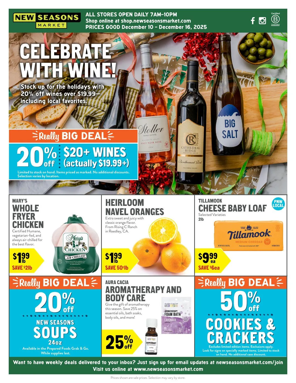 Weekly ad New Seasons Market Sales from December 10 to December 16 2025 - Page 1