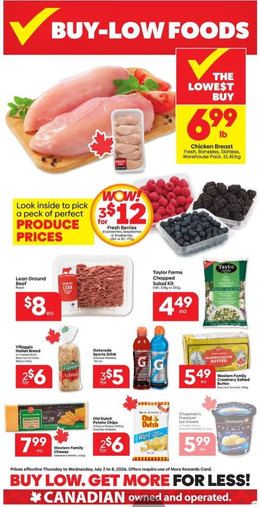 Buy-Low Foods Sales from July 2 to July 8 2026 - flyer page 1