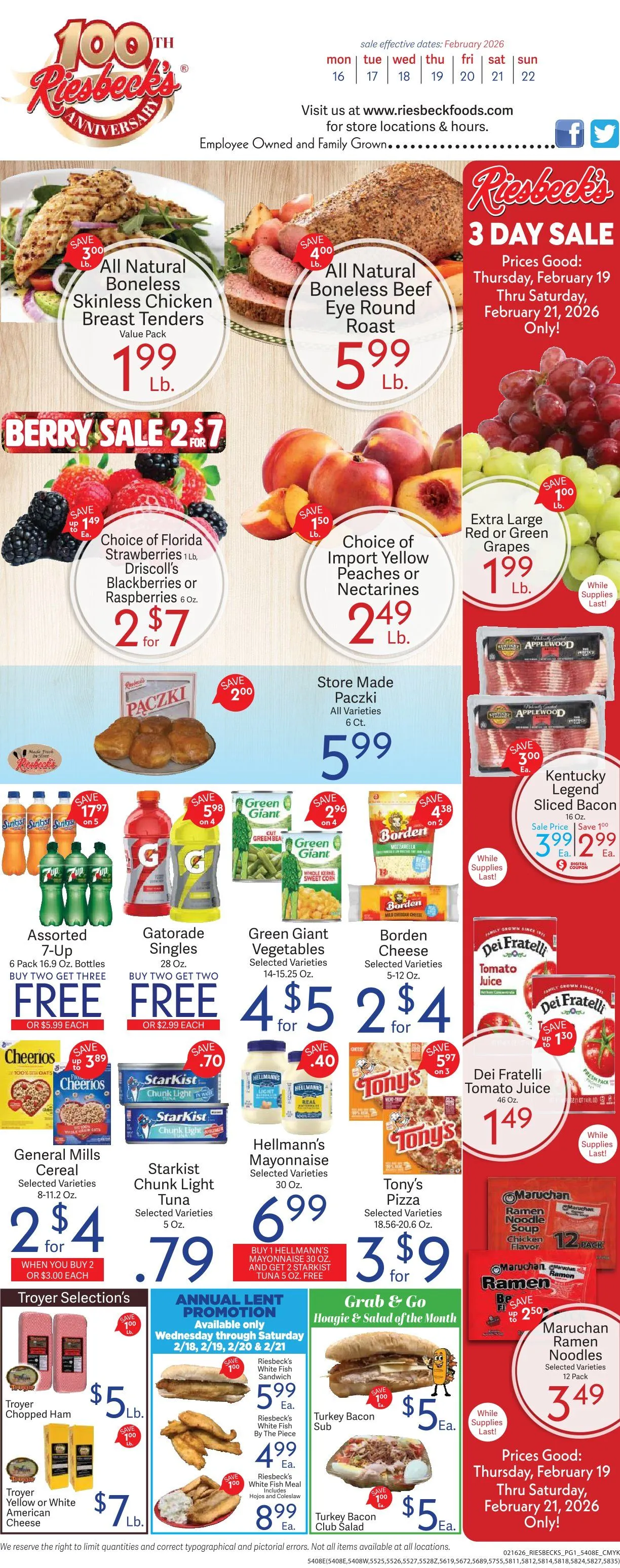 Weekly ad Riesbeck from February 16 to February 22 2026 - Page 