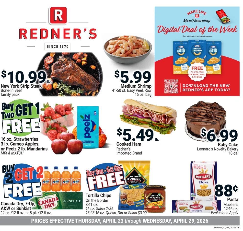 Weekly ad Redner's Market  Sales from April 23 to April 29 2026 - Page 