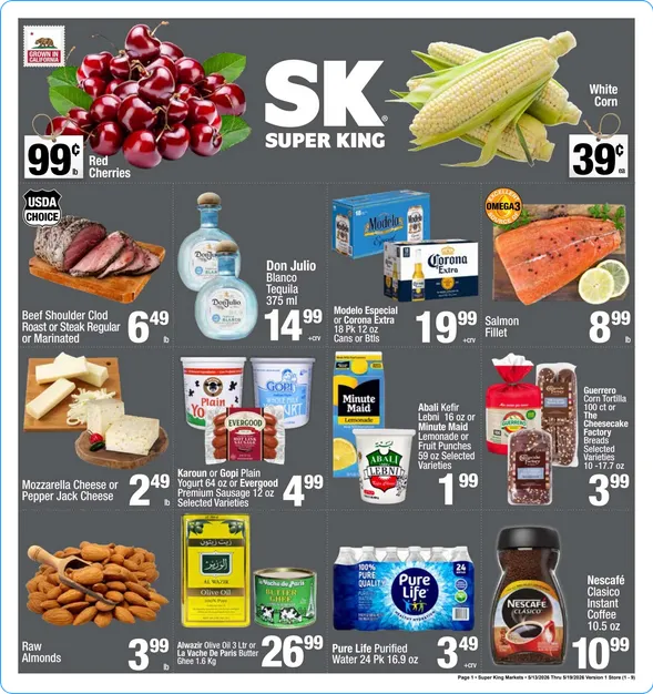 Weekly ad Super King Markets Sales from May 13 to May 19 2026 - Page 1
