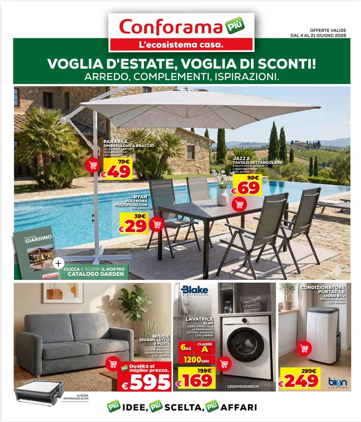  Volantini Conforama da 4 giugno a 21 giugno di 2026 - Pagina del volantino 