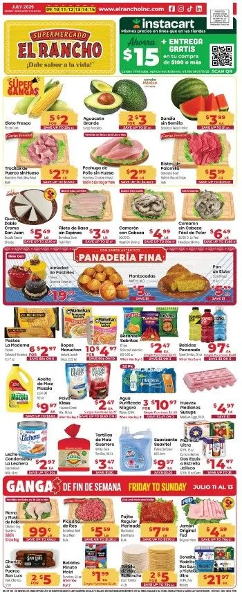 Weekly ad El Rancho Sales from July 9 to July 15 2025 - Page 