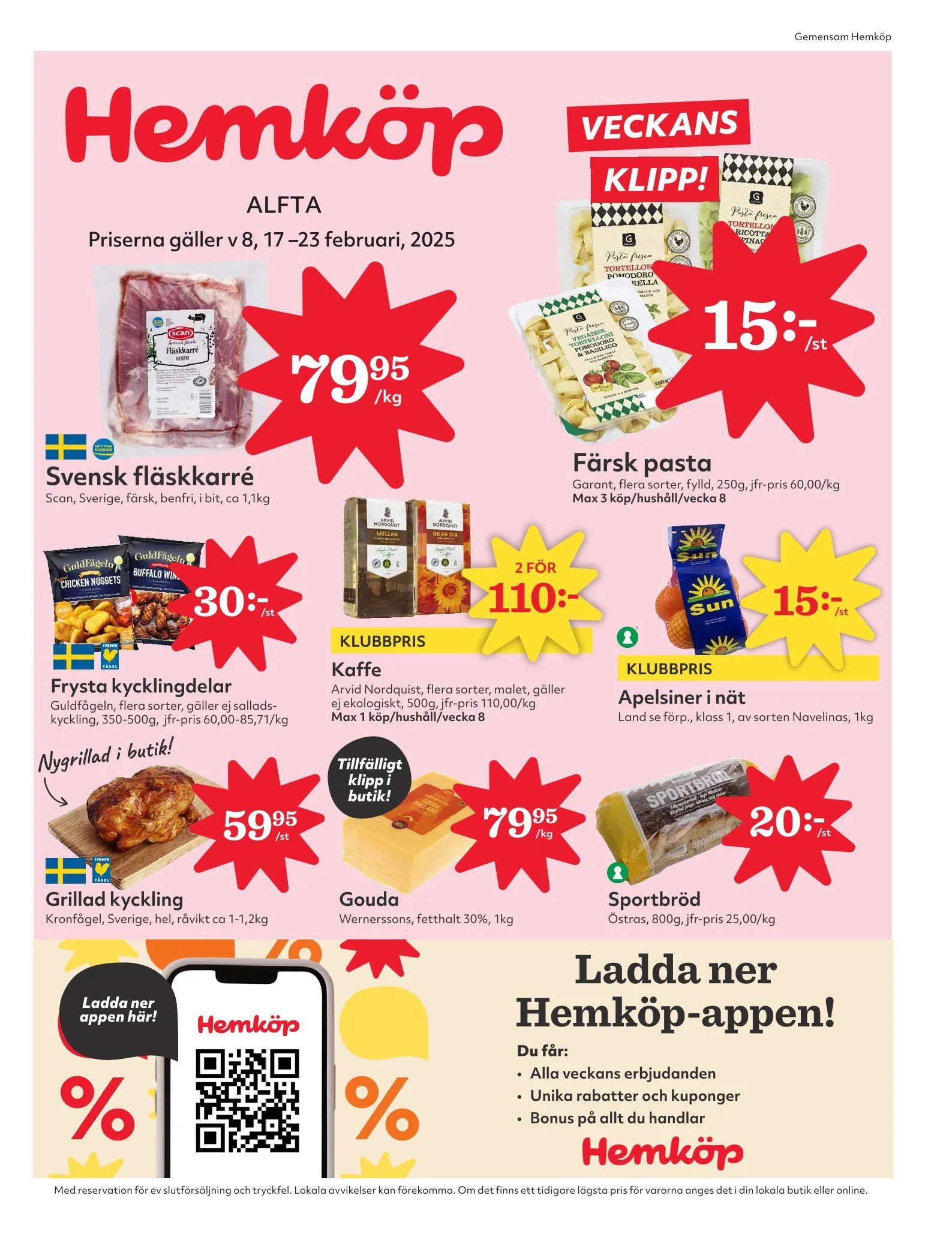 Hemköp erbjudanden från 17 februari till 23 februari 2025 - Reklamblad sidor 