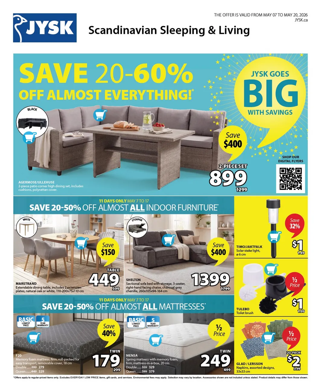 JYSK Sales from May 7 to May 20 2026 - flyer page 1