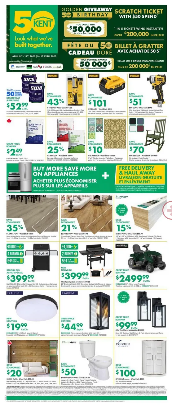 Kent Sales from April 9 to April 15 2026 - flyer page 