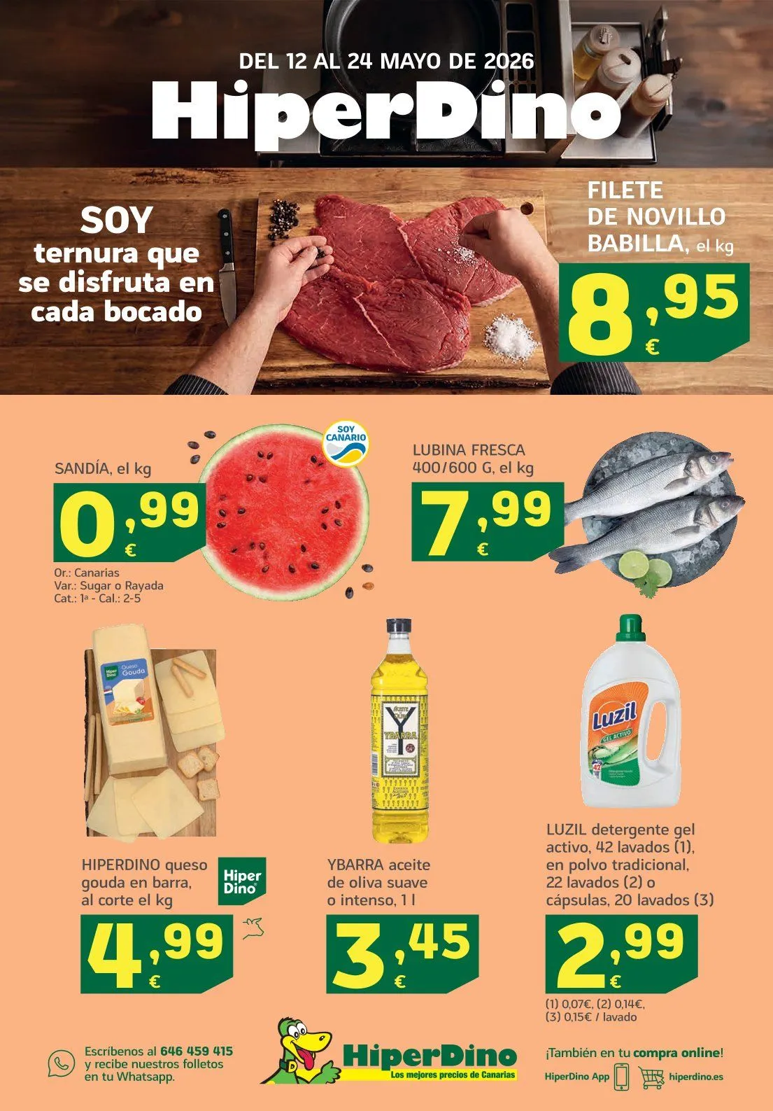 Catálogo de HiperDino Ofertas 12 de mayo al 24 de mayo 2026 - Página 1