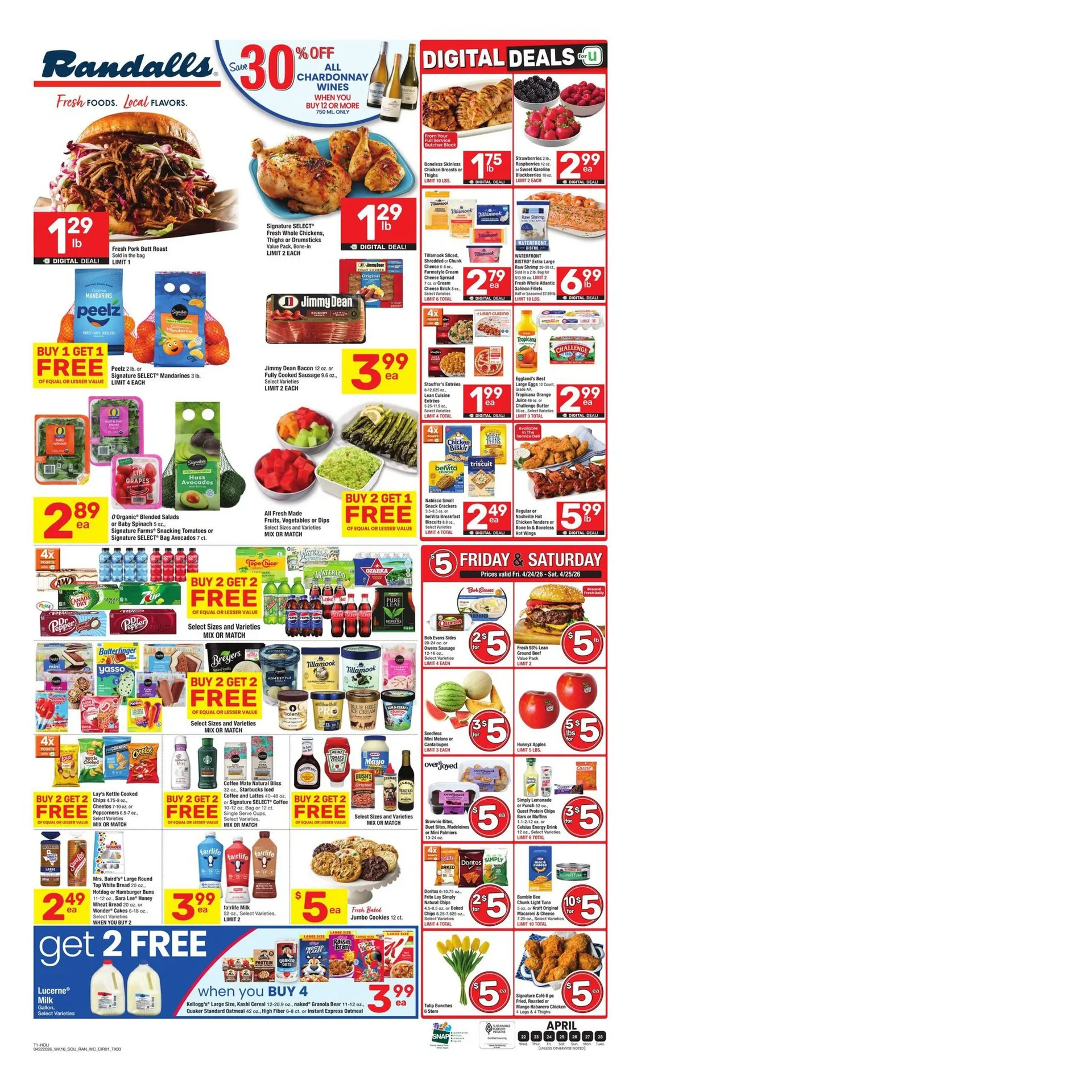 Weekly ad  Randalls weekly ads from April 22 to April 28 2026 - Page 