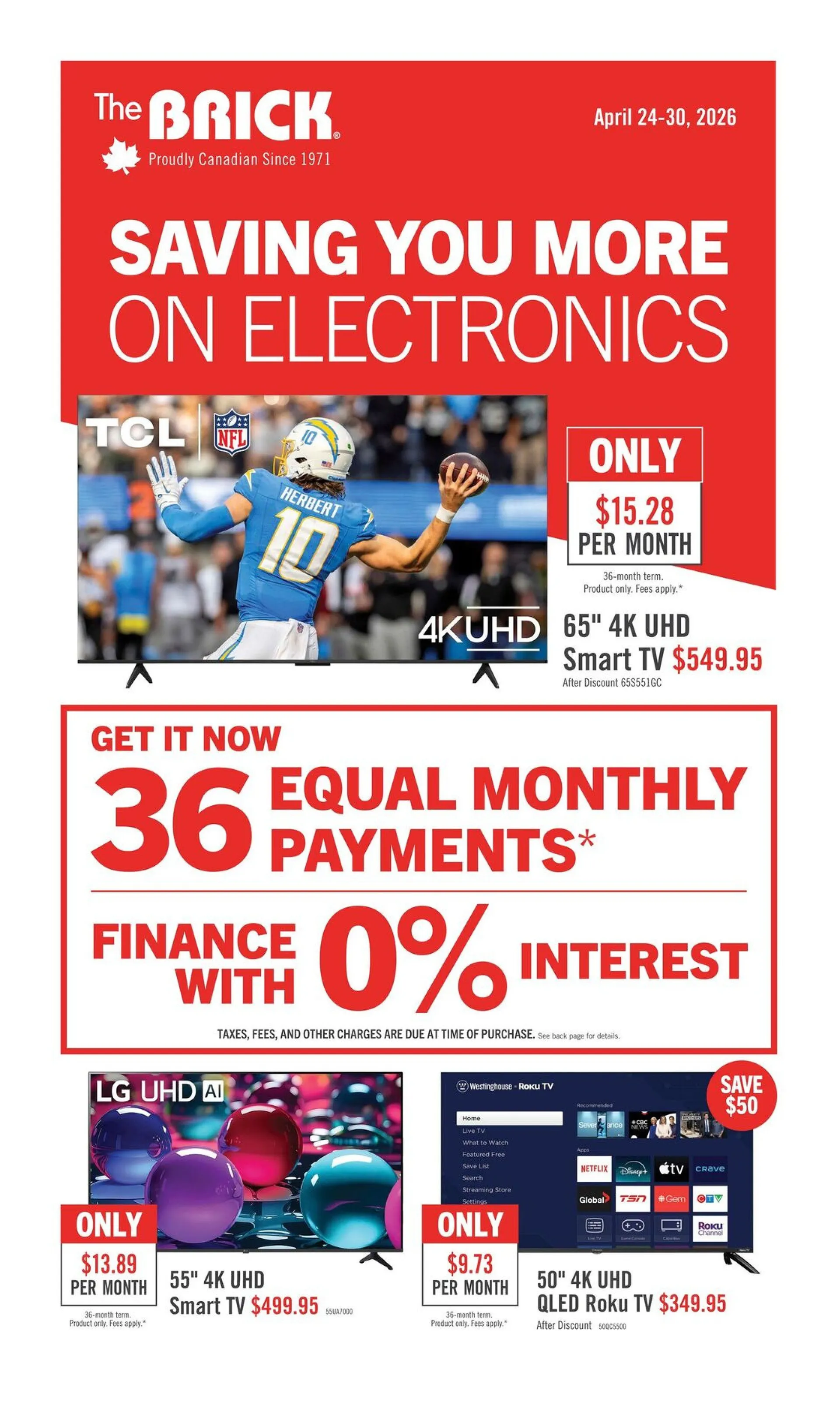 The Brick Sales from April 24 to April 30 2026 - flyer page 1