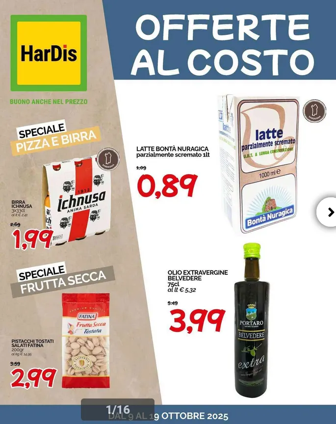 Volantini HarDis da 9 ottobre a 19 ottobre di 2025 - Pagina del volantino 1