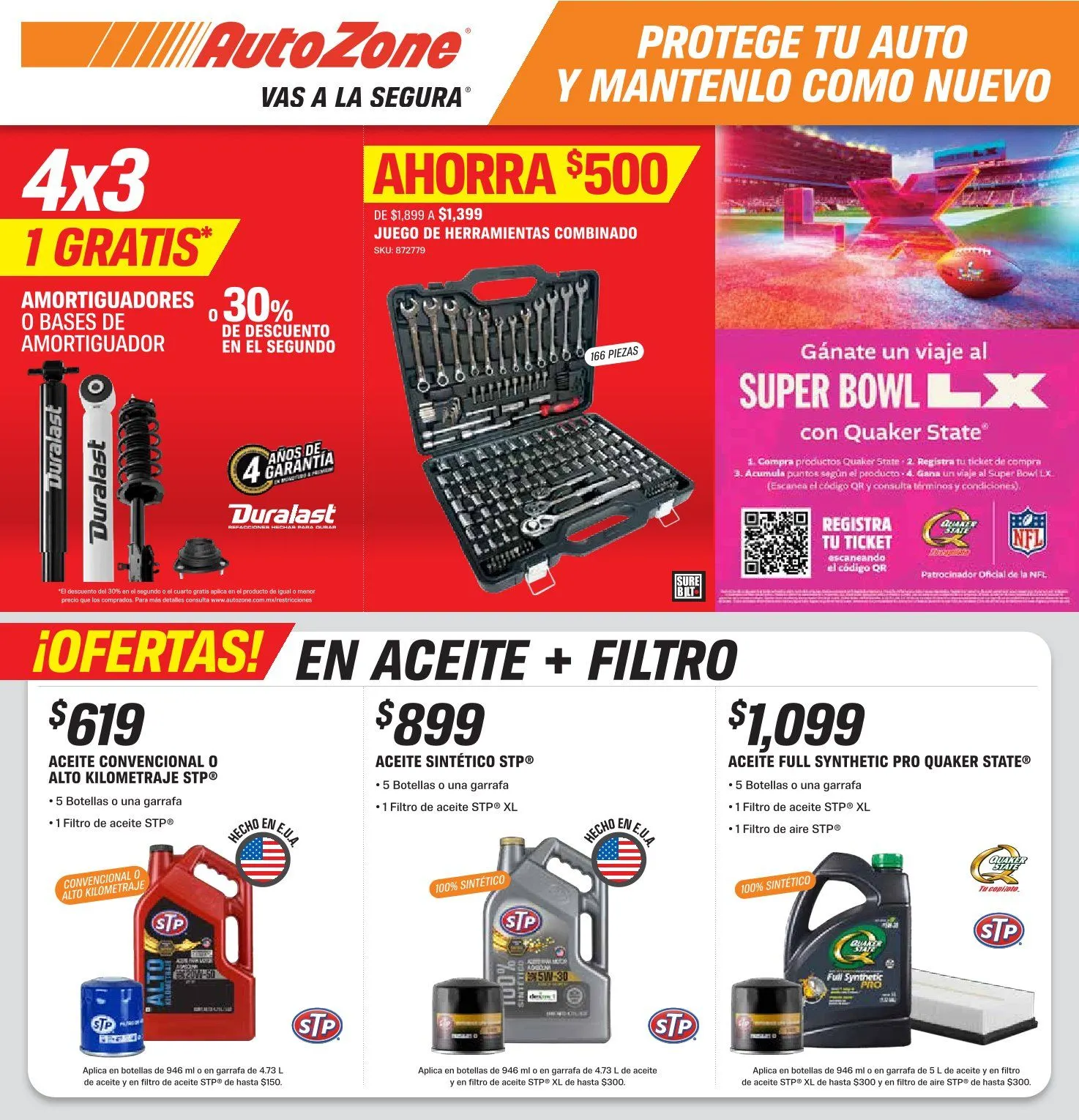 Catálogo de AutoZone  Ofertas 2 de octubre al 18 de octubre 2025 - Pagina 