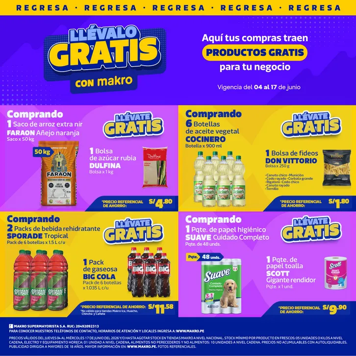 Catalogo de Makro Ofertas 4 de junio al 17 de junio 2026 - Pag 1