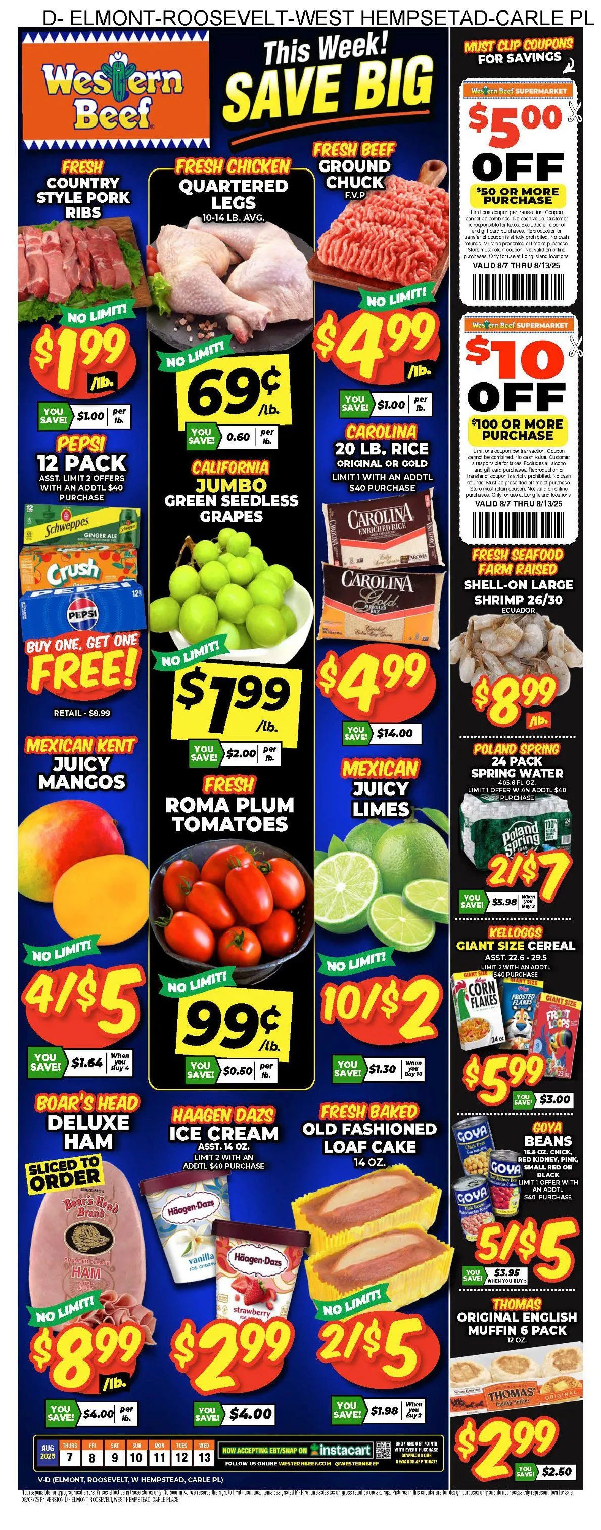 Weekly ad Western Beef Sales from August 7 to August 13 2025 - Page 