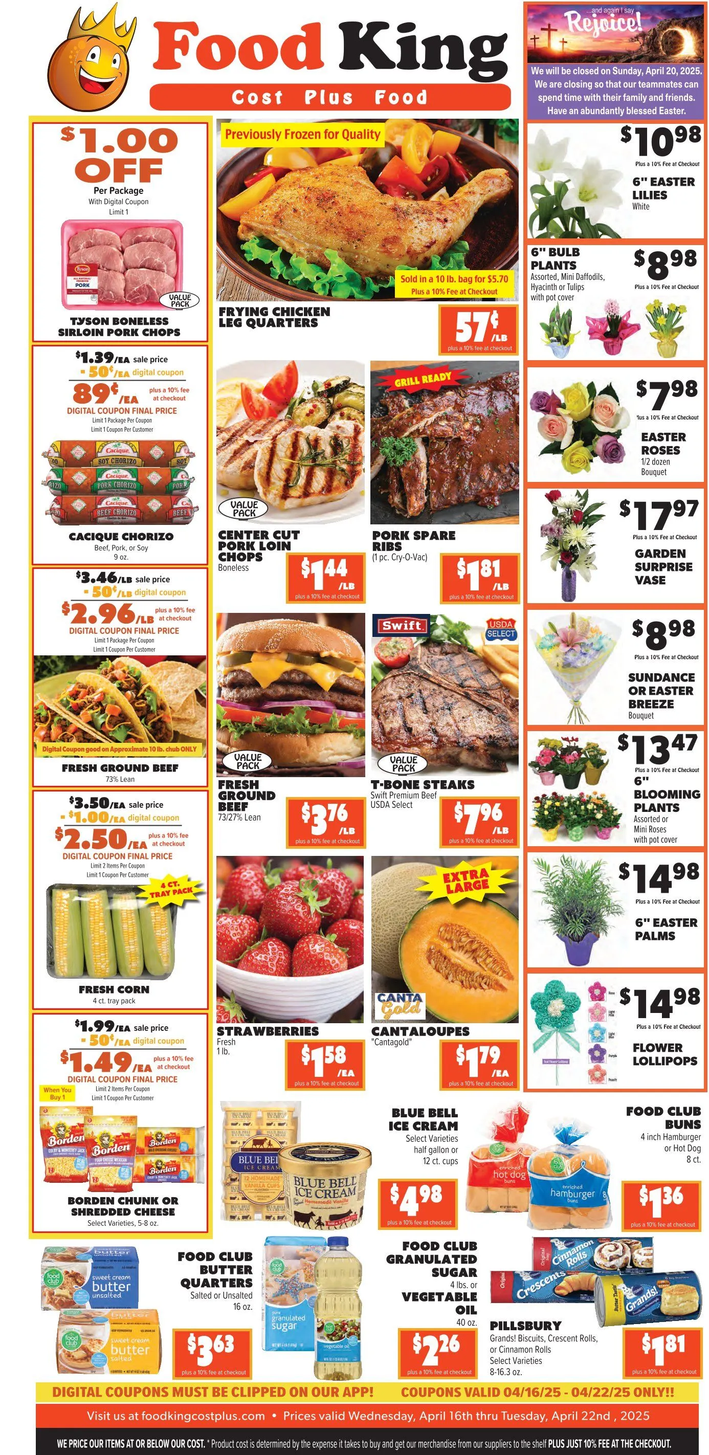 Weekly ad Food King Sales from April 16 to April 22 2025 - Page 1