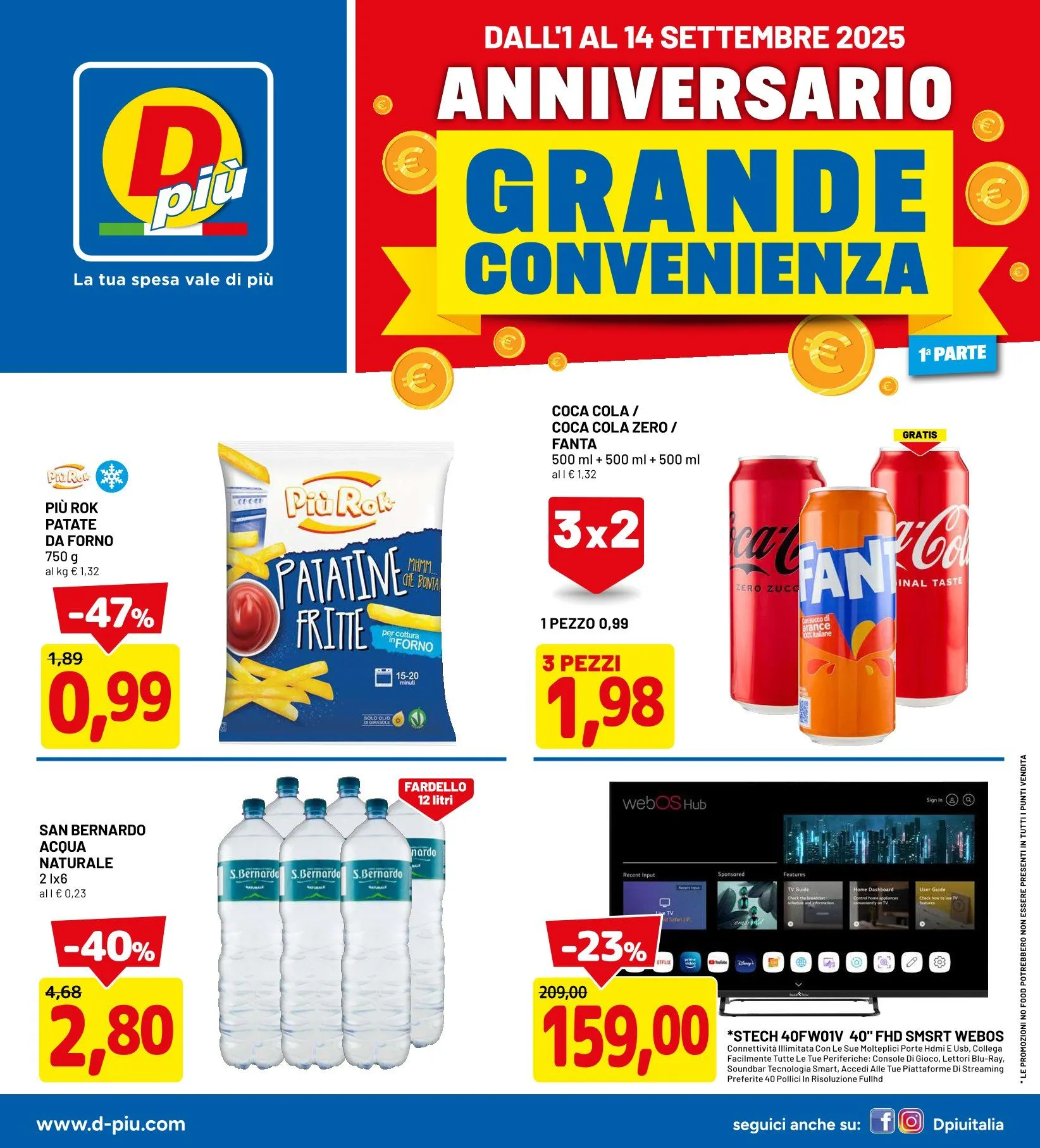 Volantini D Più da 1 settembre a 14 settembre di 2025 - Pagina del volantino 1