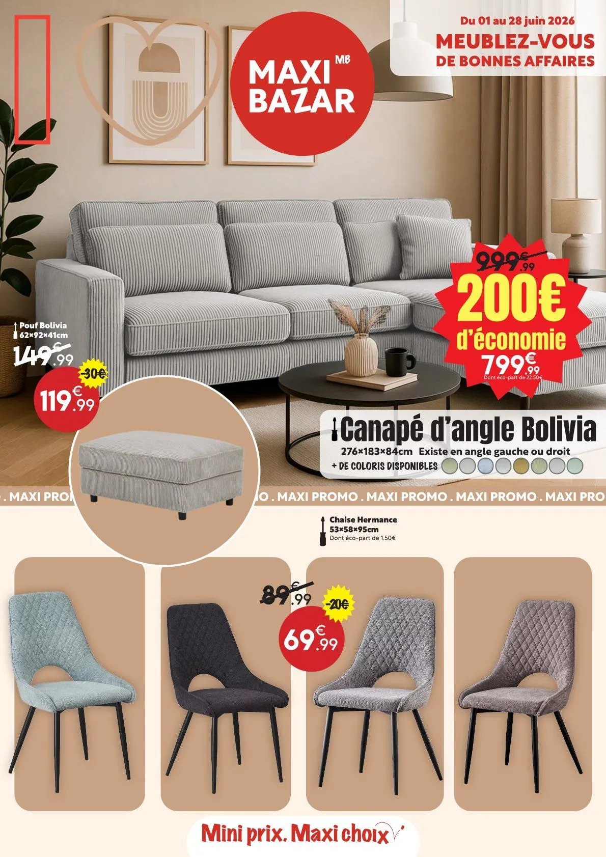 Maxi Bazar Catalogue du 8 juin au 28 juin 2026 - Catalogue page