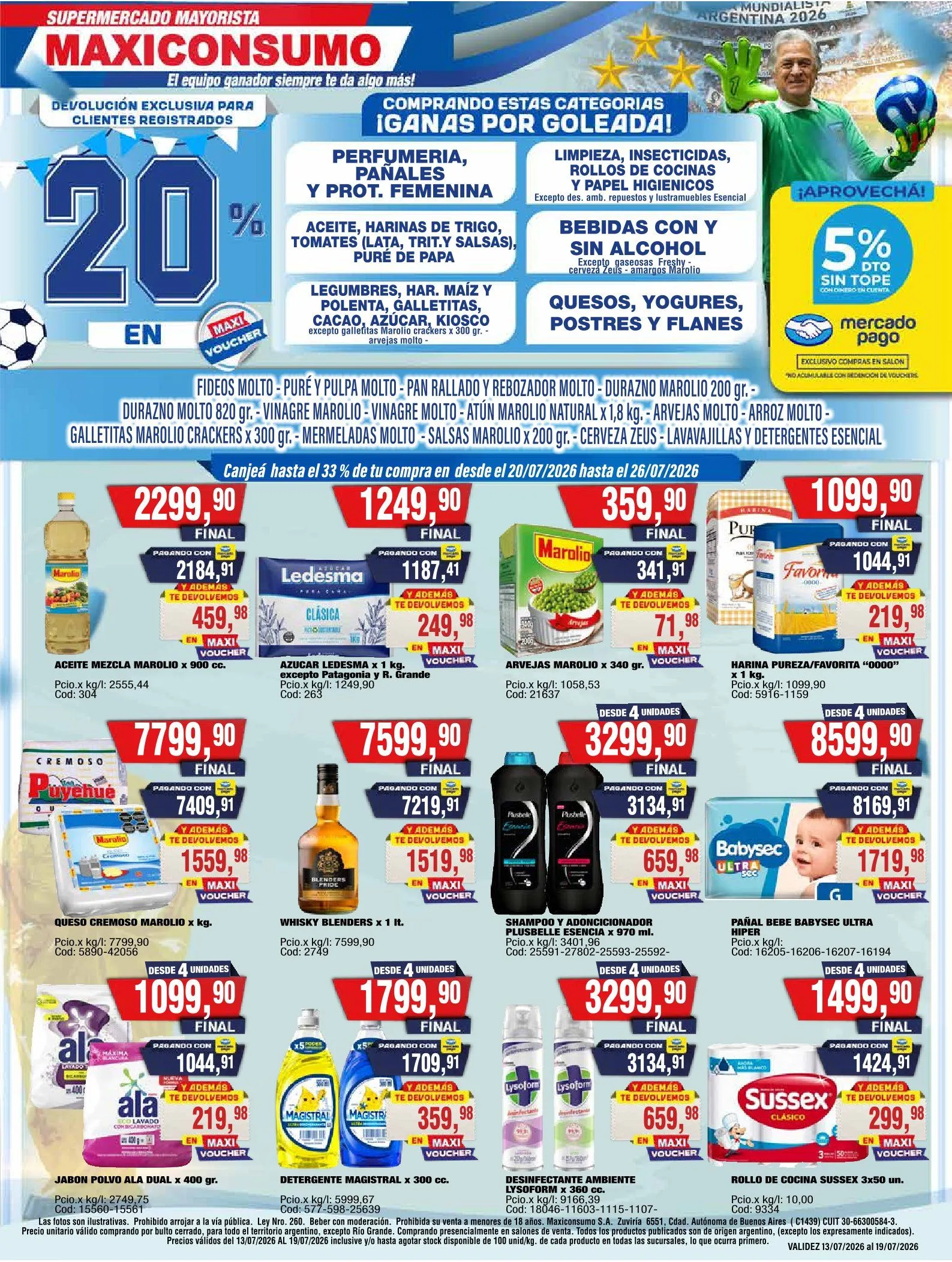 Ofertas de Maxiconsumo Ofertas 13 de julio al 19 de julio 2026 - Página 1 del catálogo