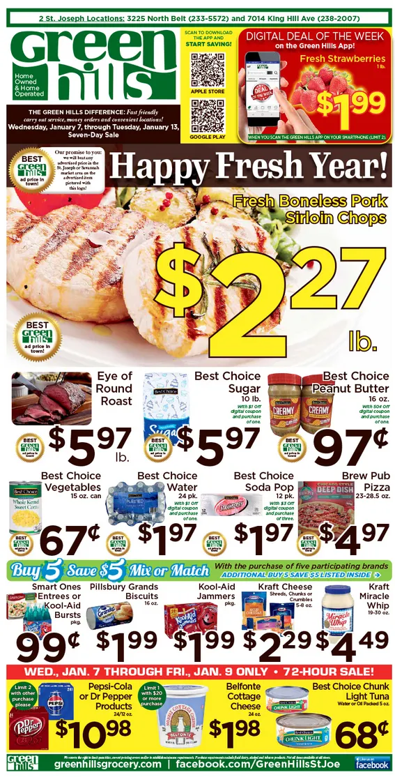 Weekly ad Green Hills Grocery Sales from January 7 to January 13 2026 - Page 