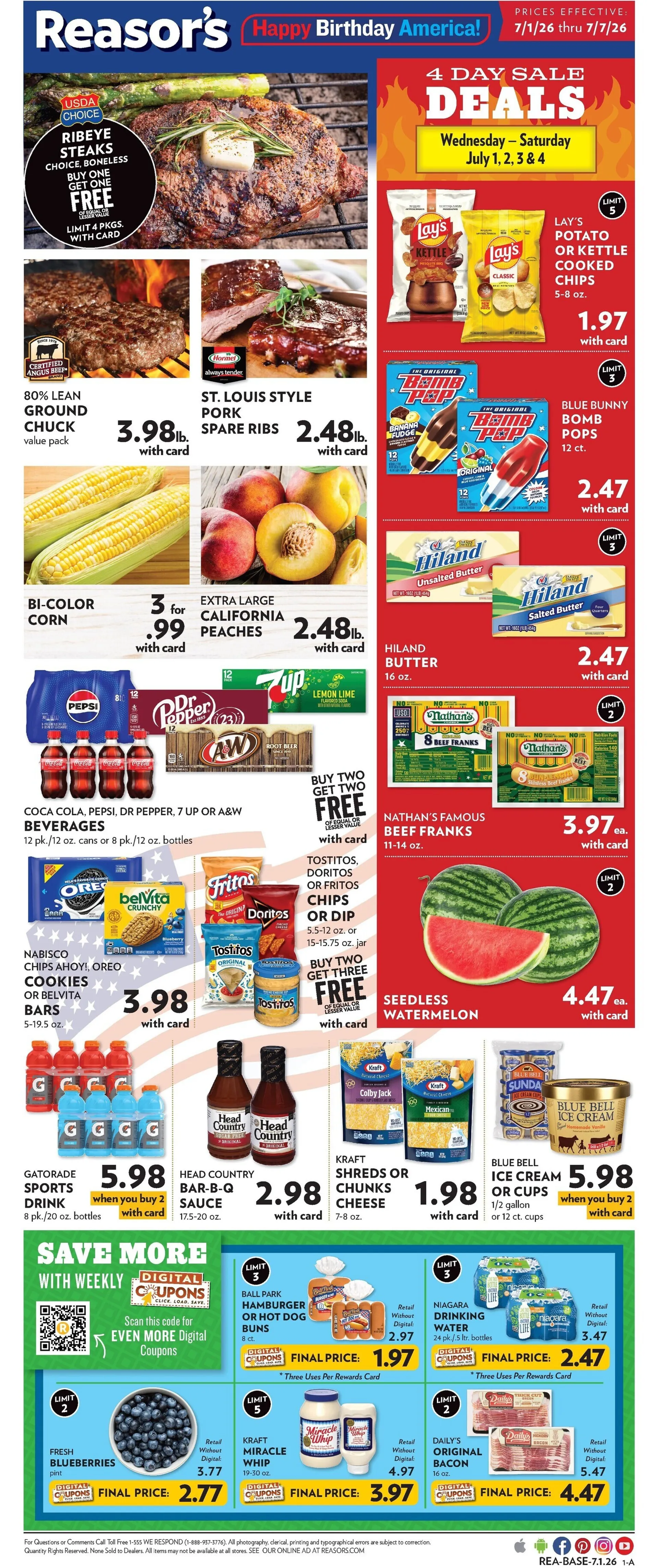 Weekly ad Reasor's Sales from July 1 to July 7 2026 - Page