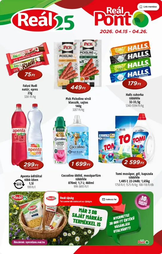 Katalógus Reál legfrissebb ajánlatai április 15.-tól április 26.-ig 2026. - Oldal 1