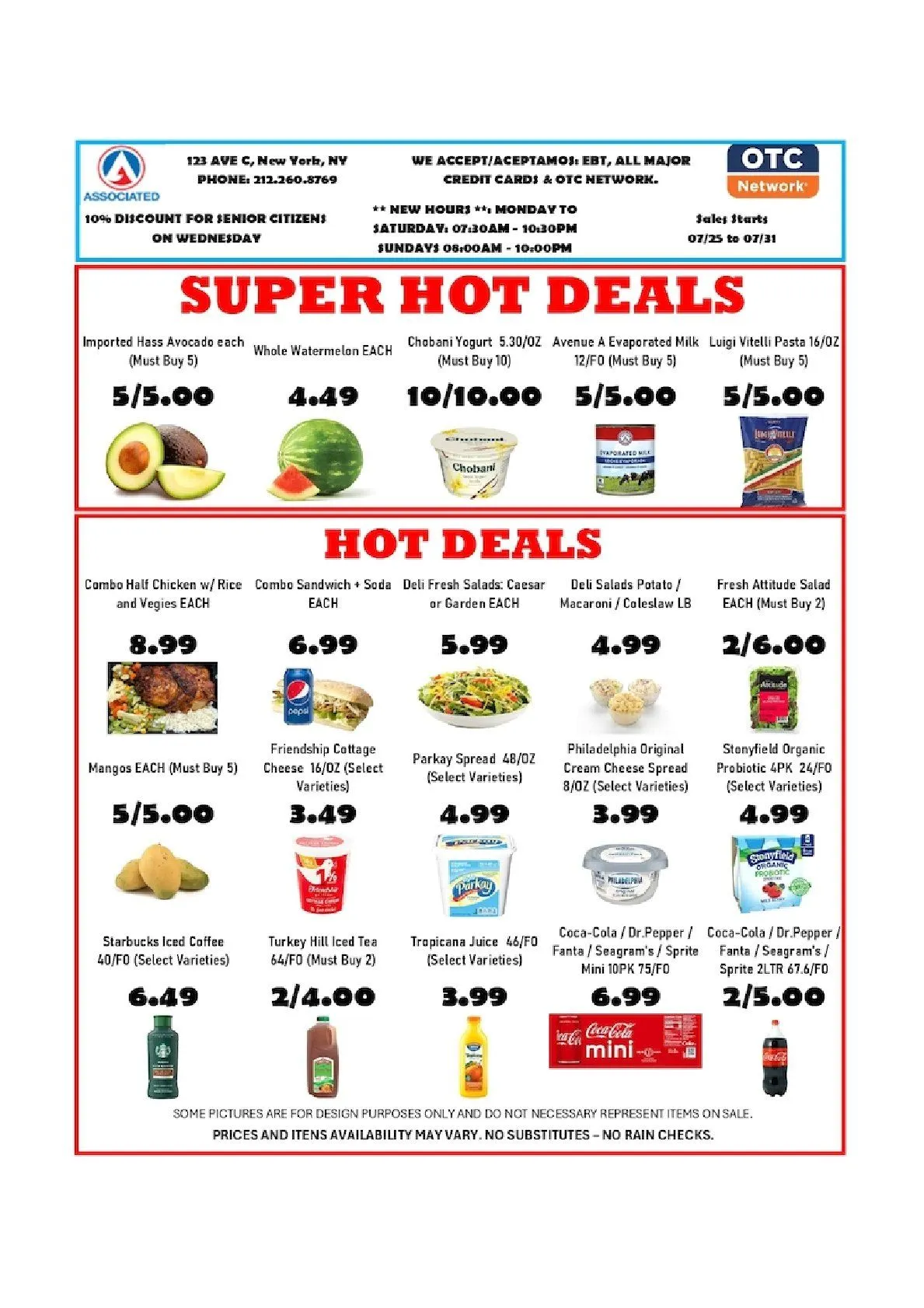 Weekly ad Associated Supermarkets weekly ads from July 25 to August 4 2025 - Page 1