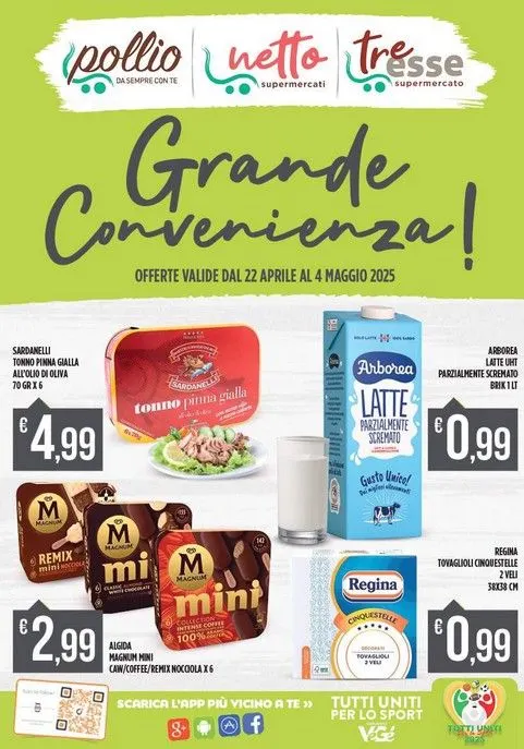 Volantini Supermercato Pollio da 22 aprile a 4 maggio di 2025 - Pagina del volantino