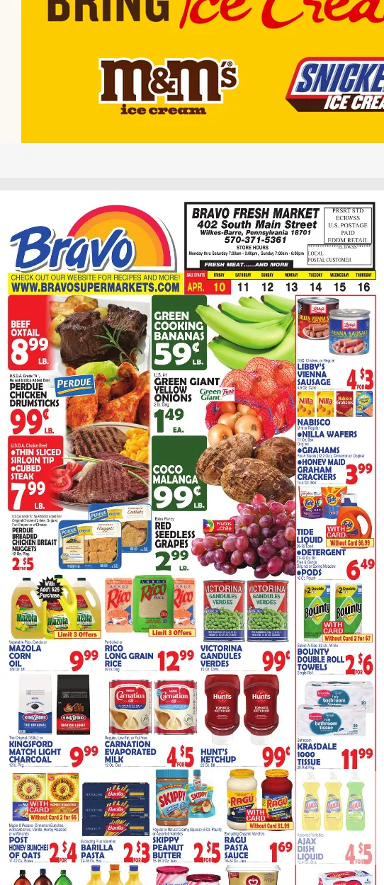 Weekly ad Bravo Supermarkets Sales from April 10 to April 16 2026 - Page