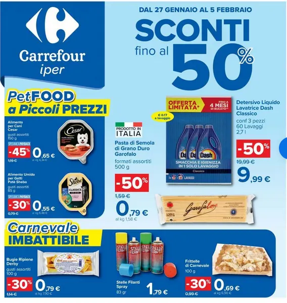 Volantini Carrefour da 27 gennaio a 5 febbraio di 2026 - Pagina del volantino 