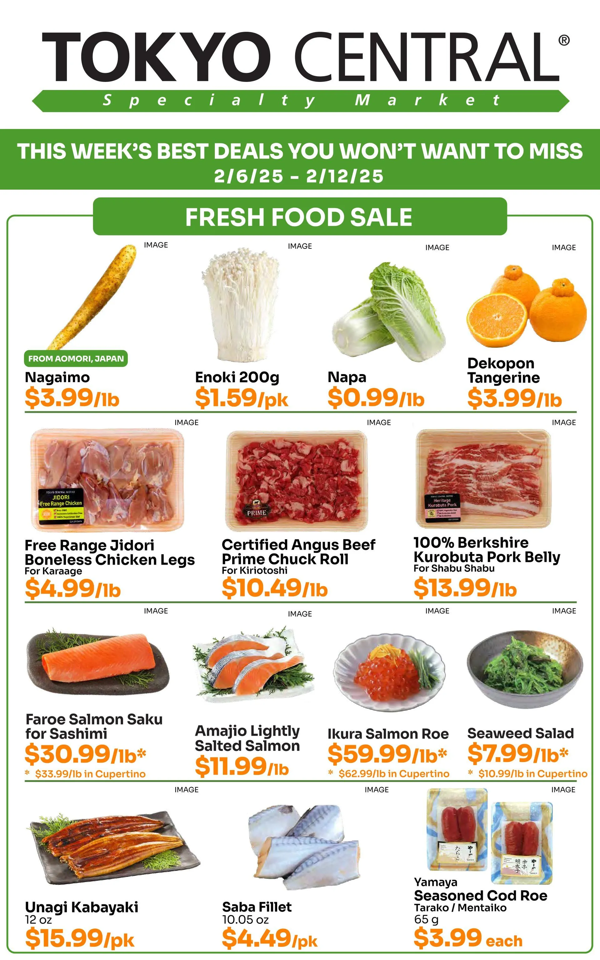 Weekly ad Tokyo Central Specialty Market Deals from February 7 to February 12 2025 - Page 