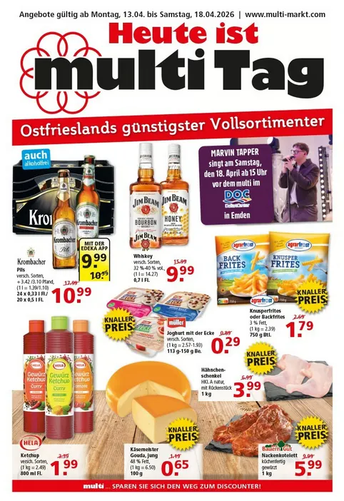 Multi Markt Angebote von 13. April bis 18. April 2026 - Prospekt seite 