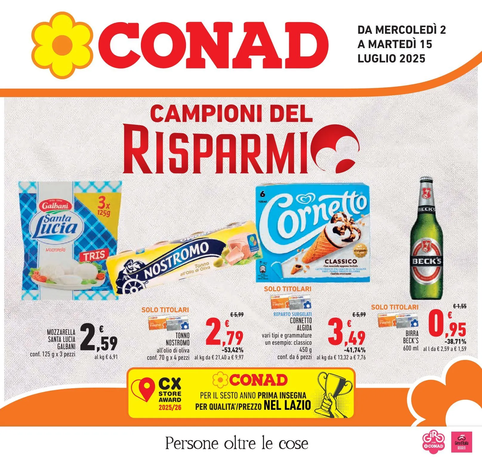 Volantini Conad da 2 luglio a 15 luglio di 2025 - Pagina del volantino 1