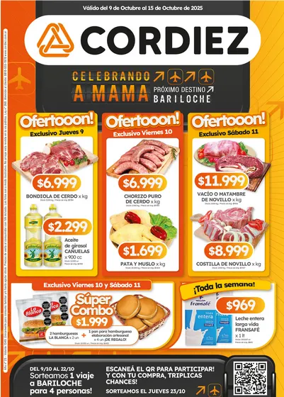 Ofertas de Ofertas Cordiez  9 de octubre al 16 de octubre 2025 - Página  del catálogo