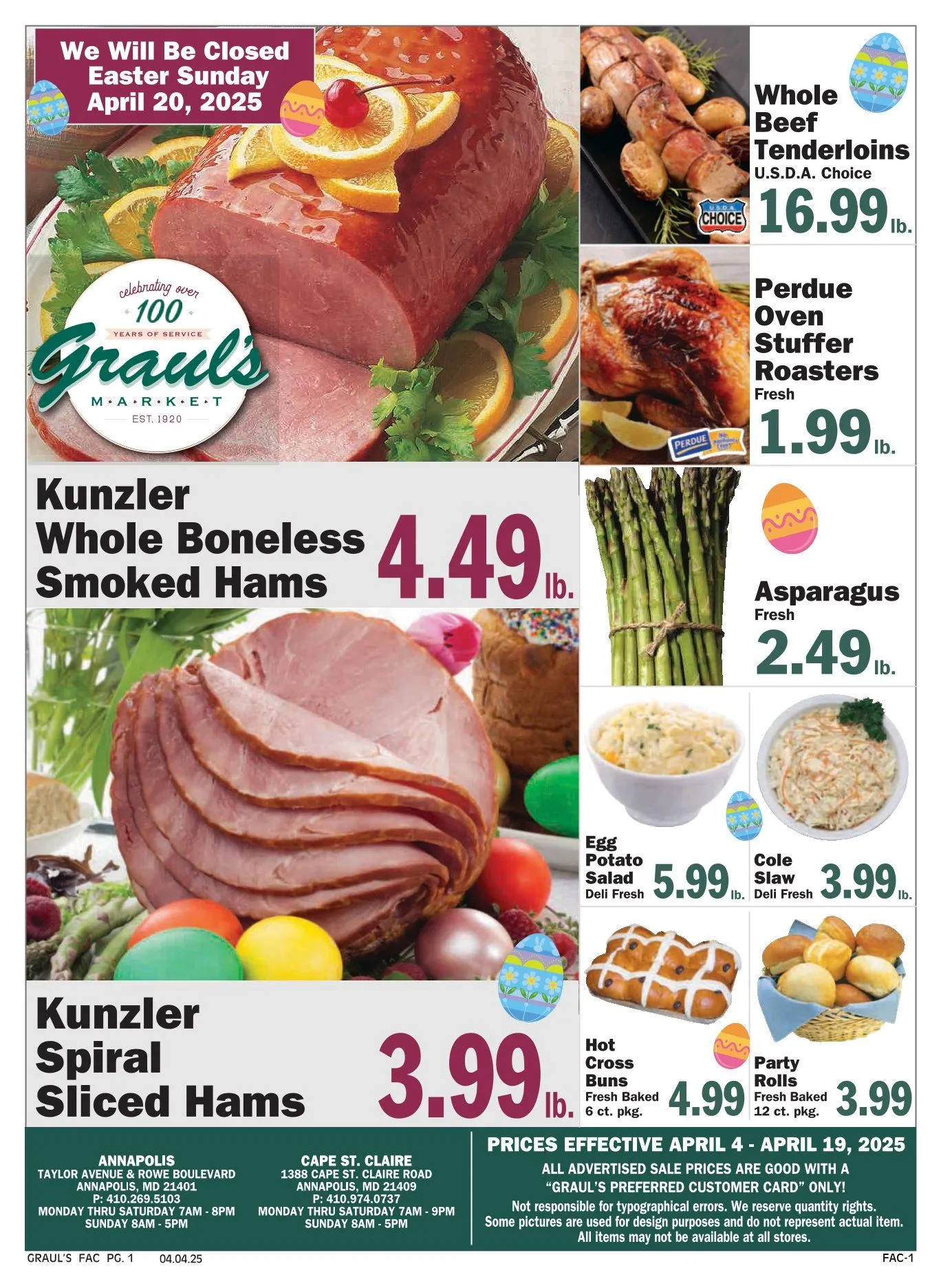 Weekly ad Graul's Market Sales from April 4 to April 19 2025 - Page 