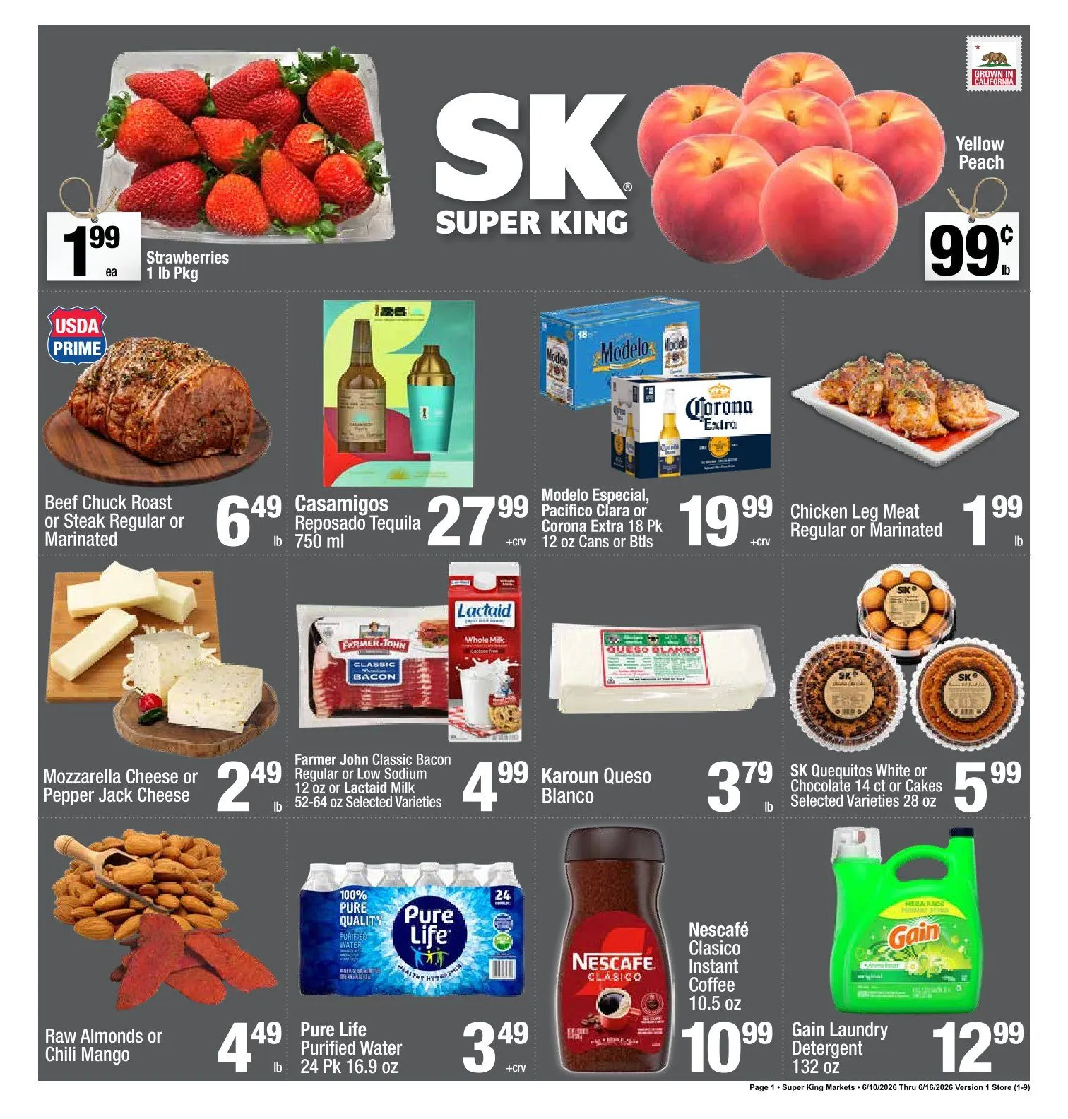 Weekly ad Super King Markets Sales from June 10 to June 16 2026 - Page 1