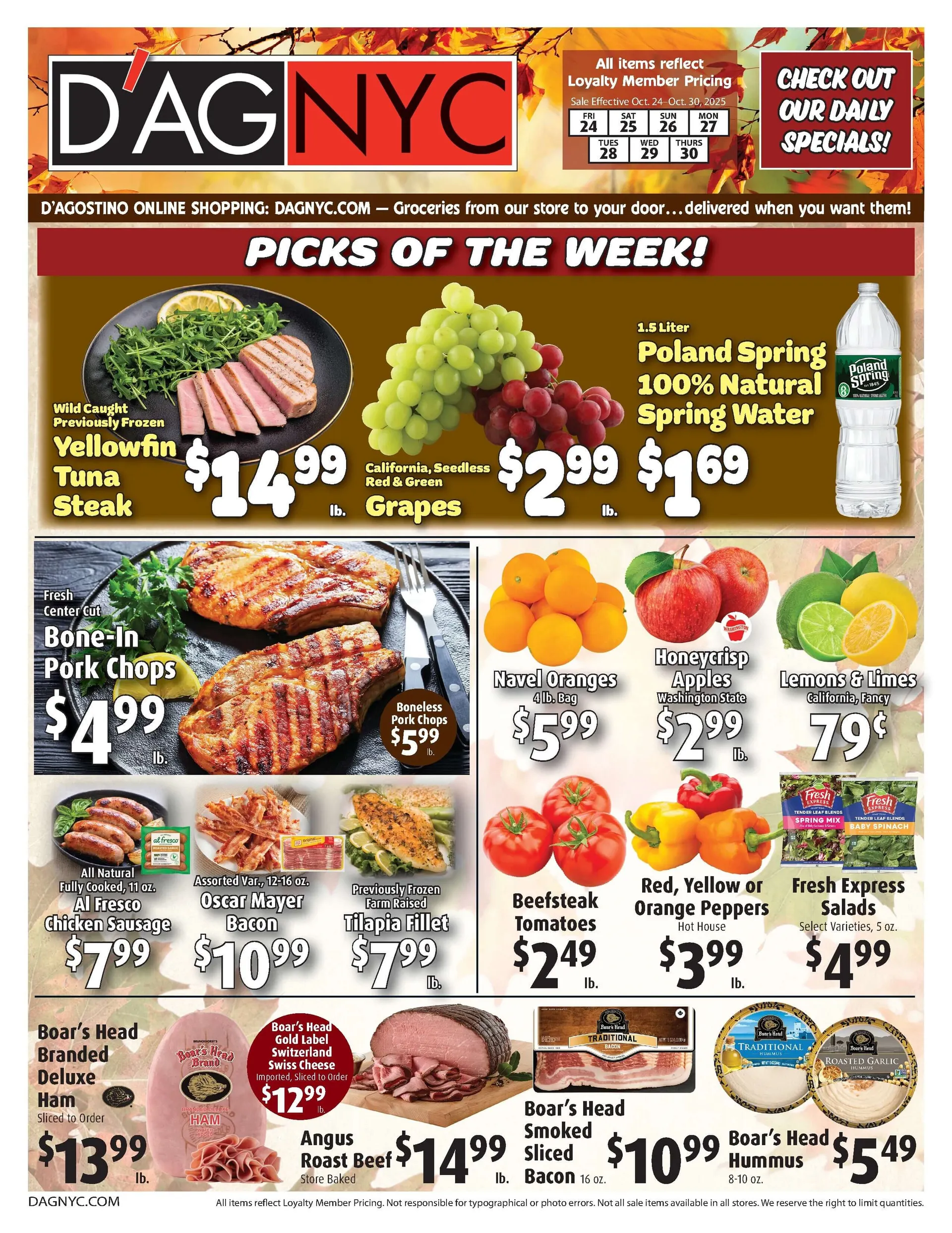 Weekly ad  D'Agostino Supermarkets Sales from October 24 to October 30 2025 - Page 