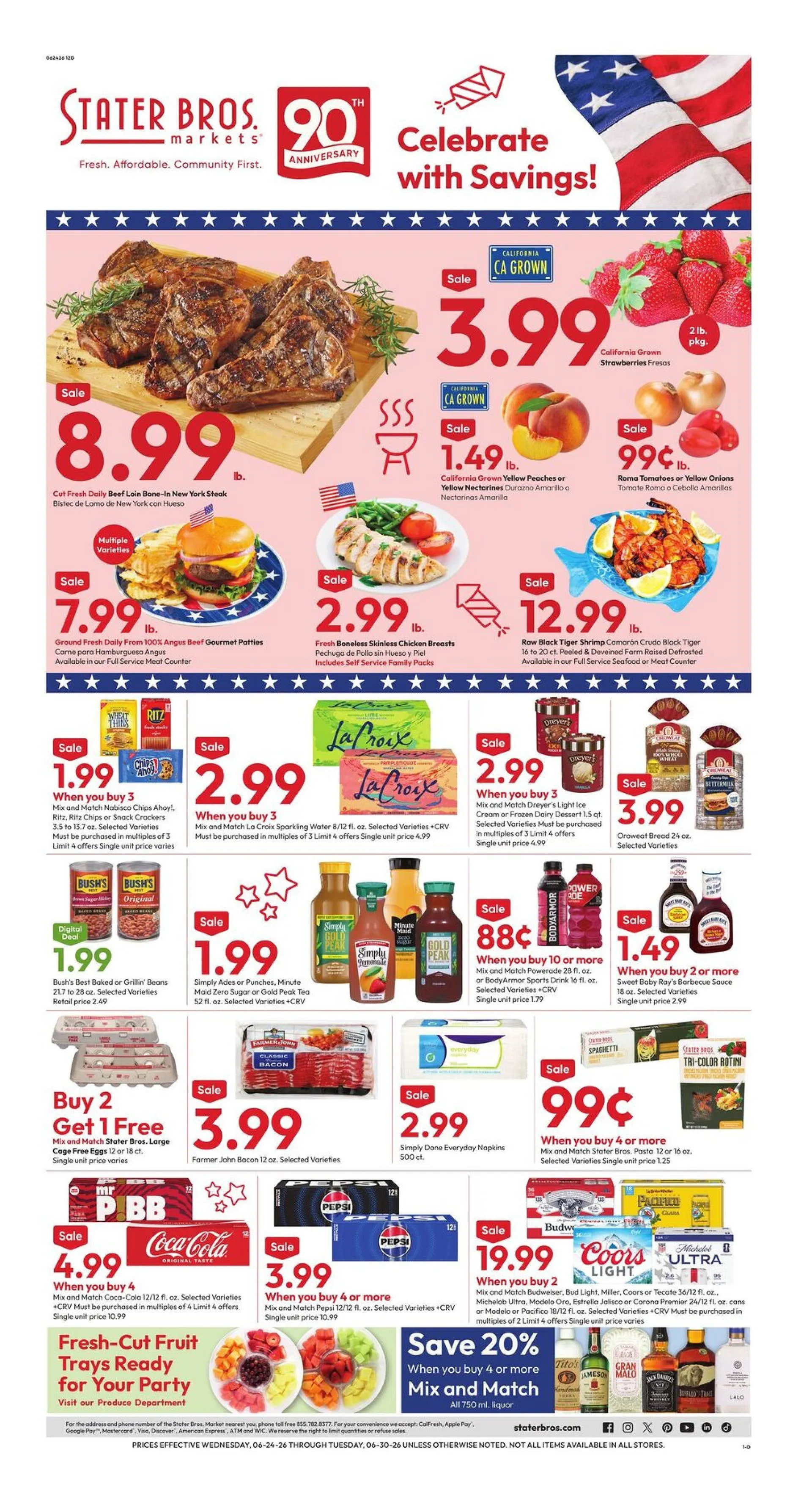 Weekly ad Stater Bros. Sales from June 24 to June 30 2026 - Page 